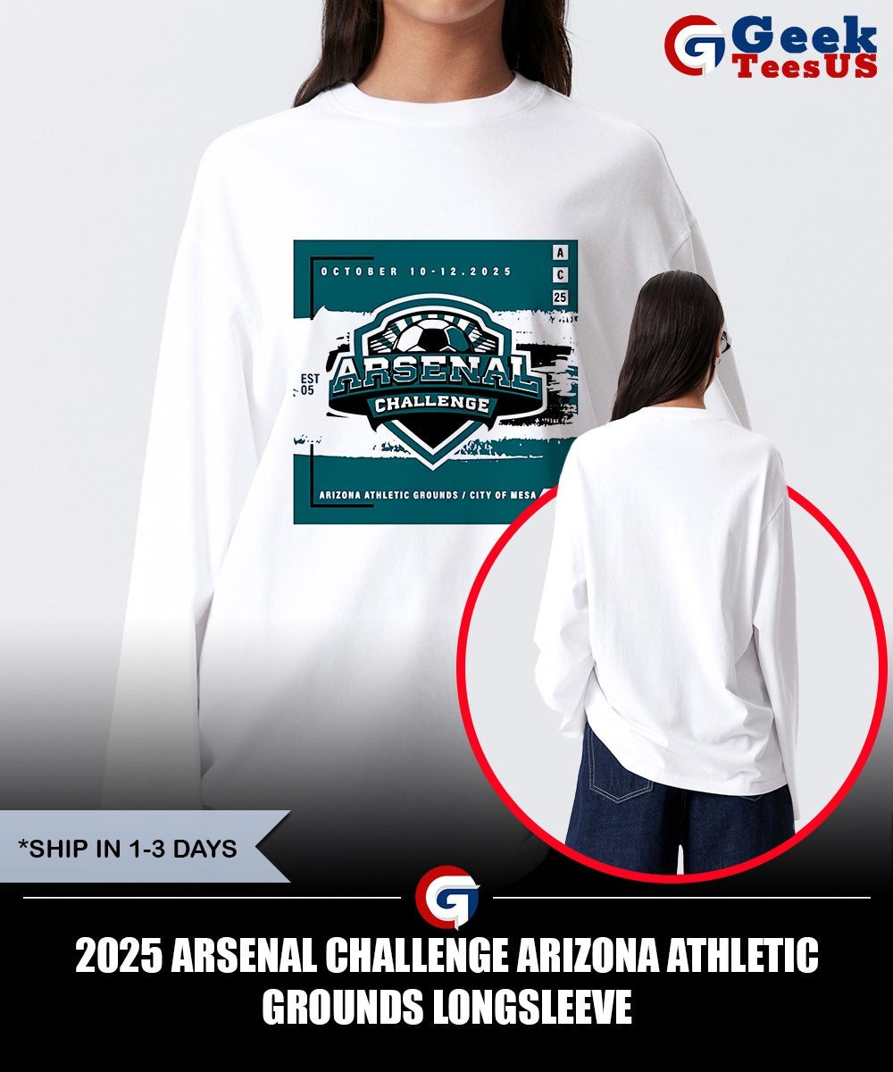 2025 Arsenal Challenge Arizona Athletic Grounds shirt