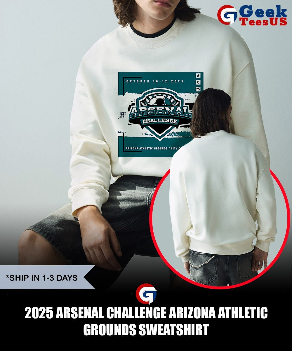 2025 Arsenal Challenge Arizona Athletic Grounds shirt