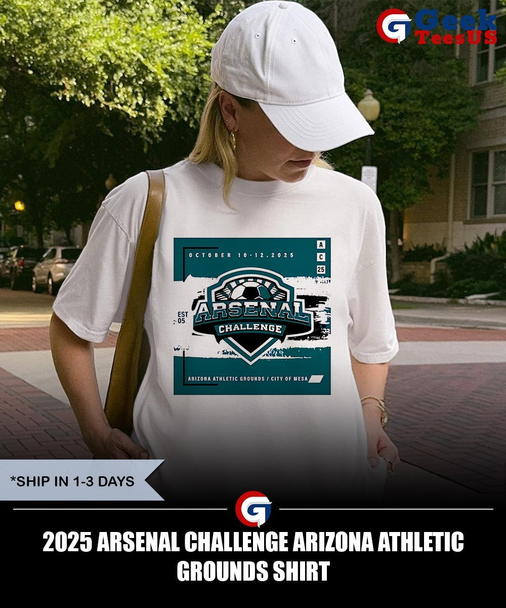 2025 Arsenal Challenge Arizona Athletic Grounds shirt