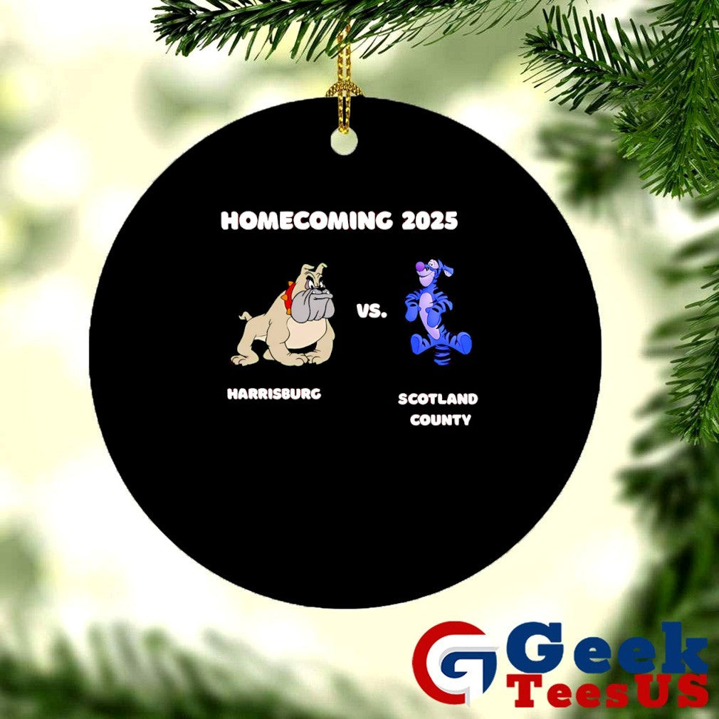 2025 Homecoming Butch the Bulldog Harrisburg vs Tigger Scotland County shirt