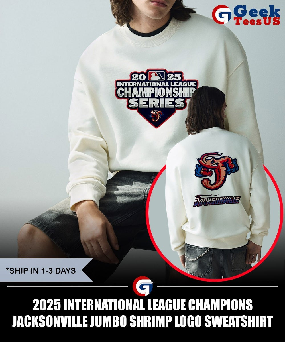 2025 International League Champions Jacksonville Jumbo Shrimp logo shirt
