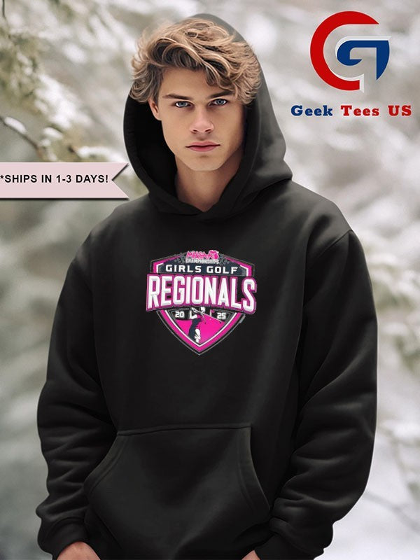 2025 MHSAA Girls Golf Regionals logo shirt