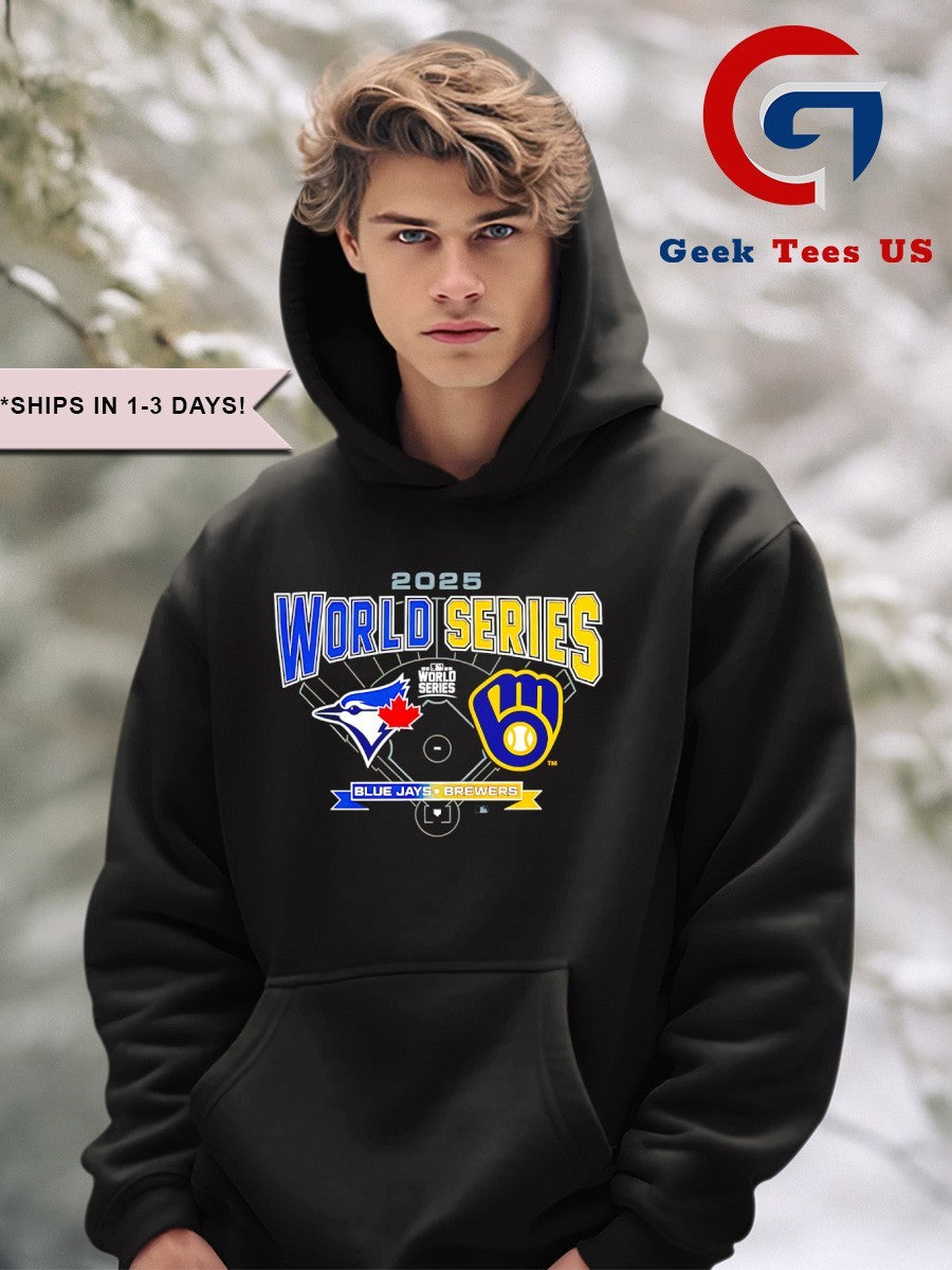 2025 MLB World Series Toronto Blue Jays Vs Milwaukee Brewers baseball change up shirt