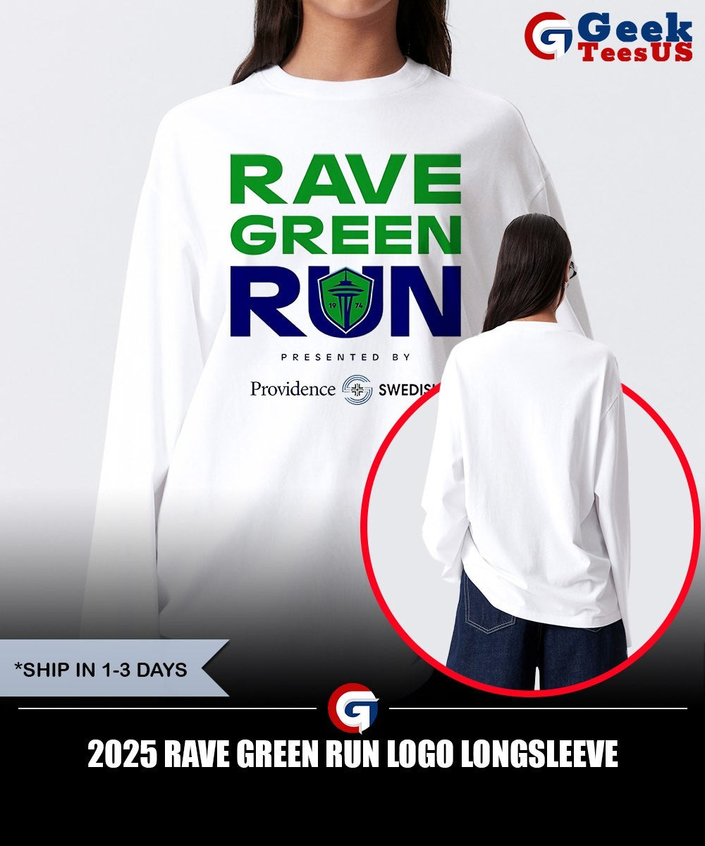 2025 Rave Green Run logo shirt