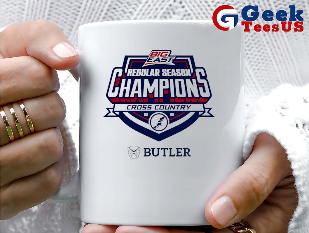 2025 Regular Season Champions Big East Butler Men’s Cross Country logo shirt