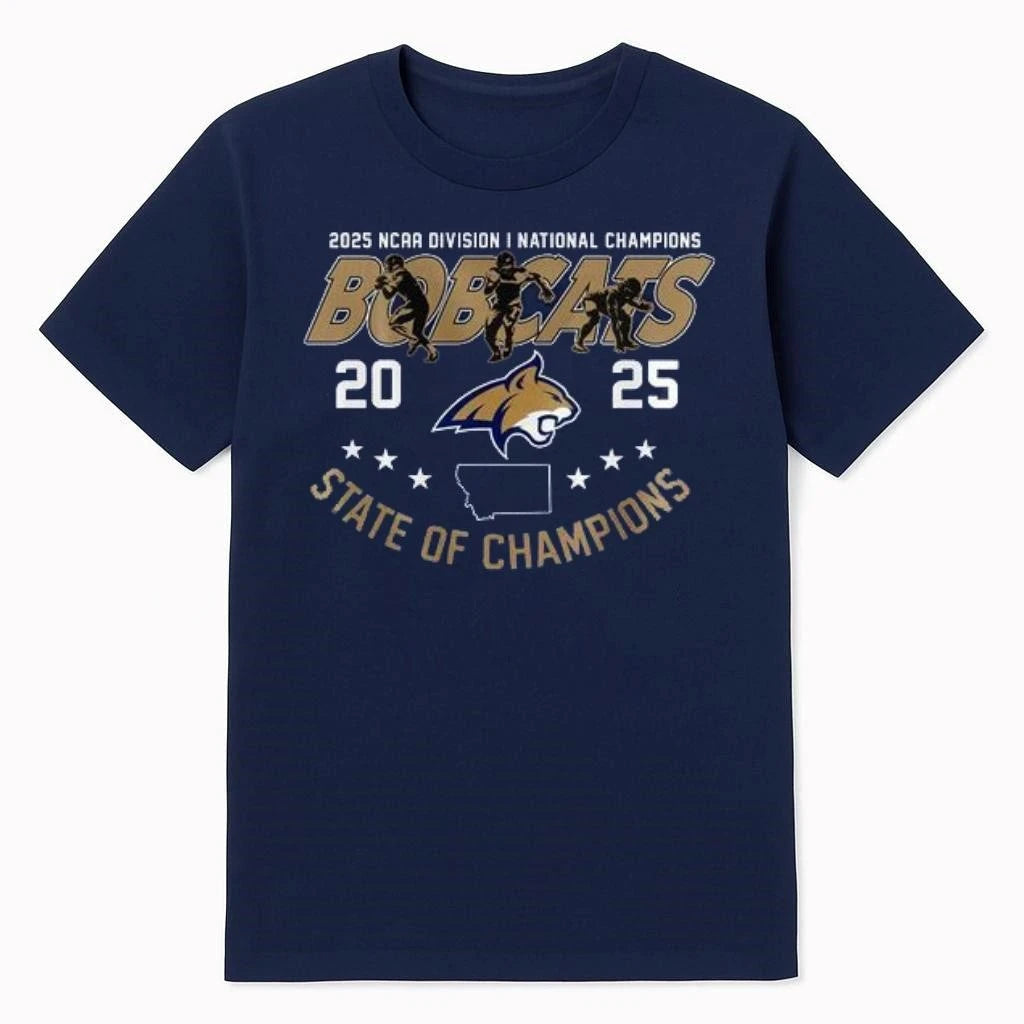 2025 Ncaa Division I National Champions Bobcats Logo Shirt