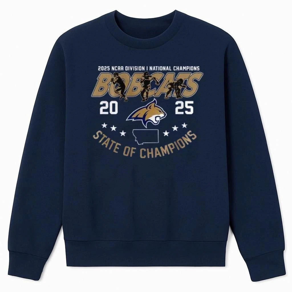 2025 Ncaa Division I National Champions Bobcats Logo Shirt