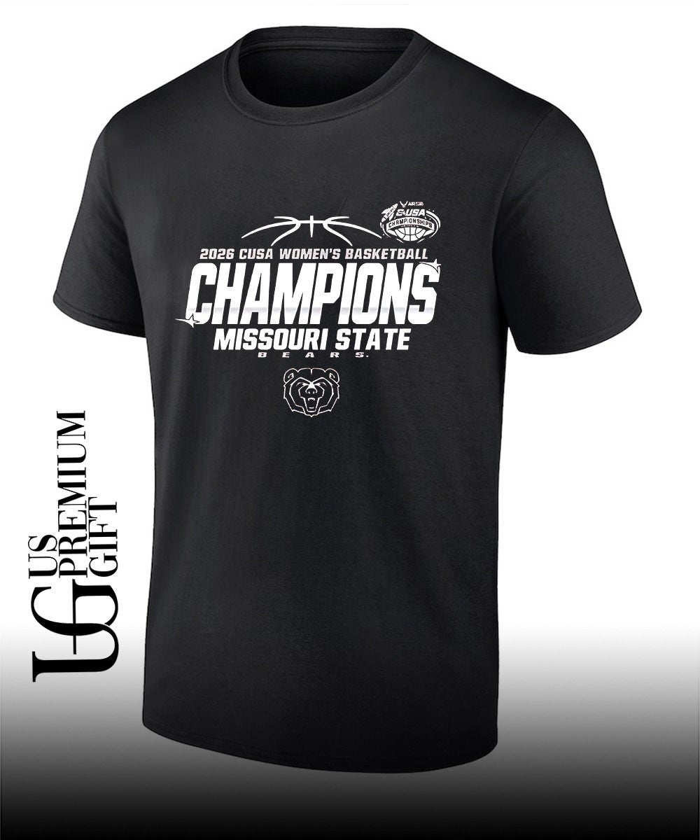 2026 CUSA Women’s Basketball Champions Missouri State Bears shirt