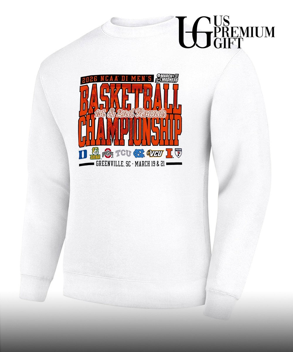 2026 NCAA DI Men’s Basketball Championship 1St and 2nd Rounds March Madness Greenville shirt