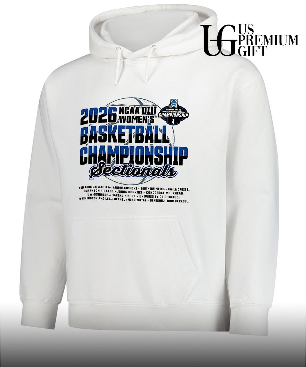 2026 NCAA DIII Women’s basketball Championship Sectionals shirt