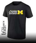 2026 NCAA March Madness Sweet Sixteen Michigan Wolverines basketball shirt