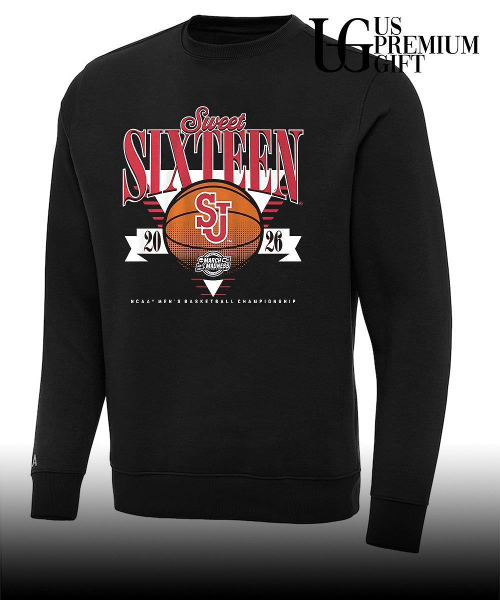 2026 NCAA March Madness Sweet Sixteen St John’s Red Storm Men’s basketball Championship shirt