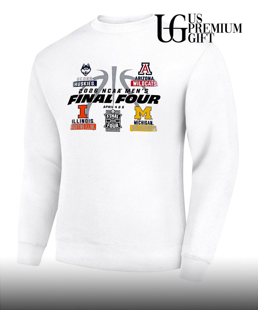 2026 NCAA Men’s Final Four basketball 4 Teams shirt