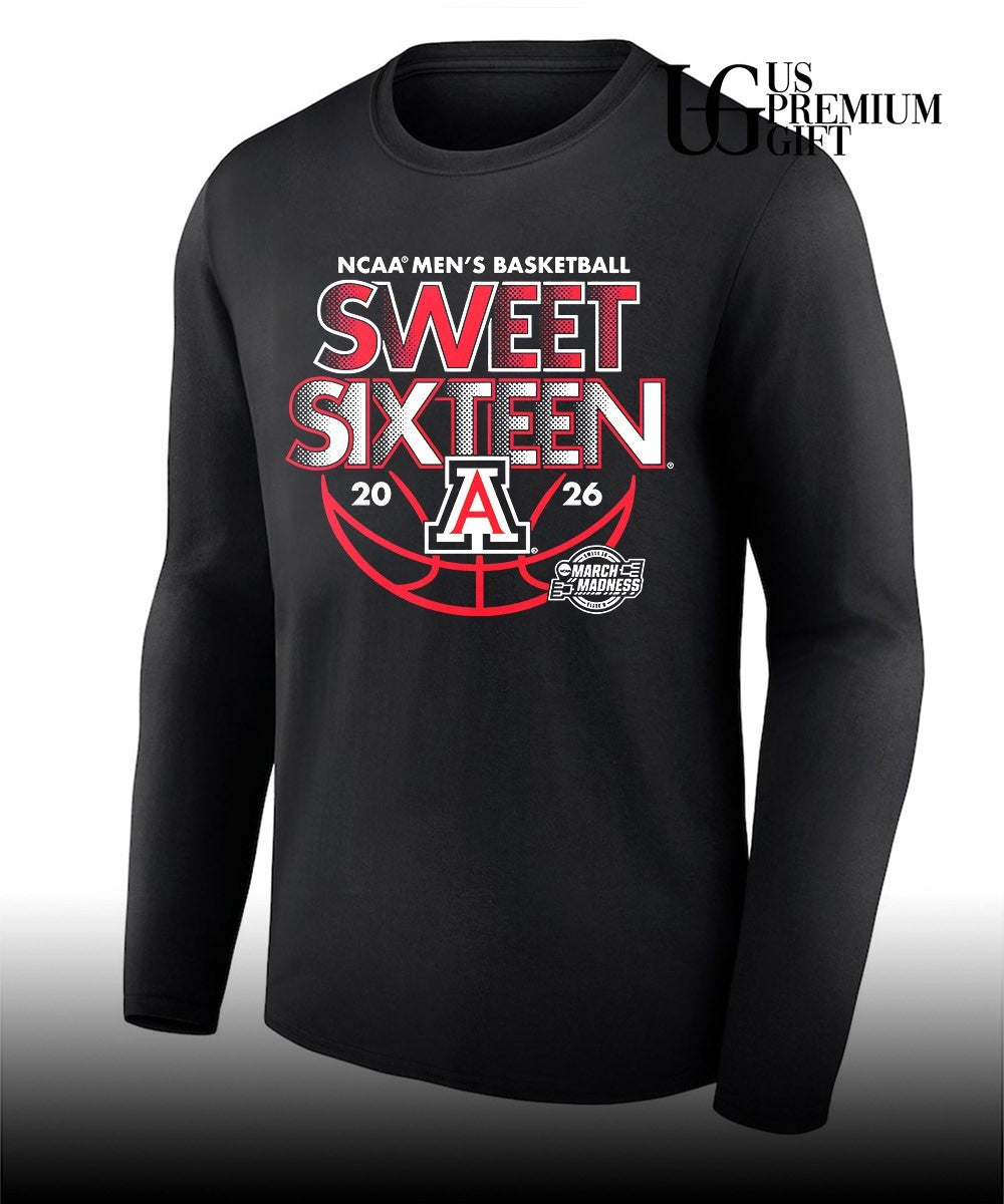 2026 Sweet Sixteen Arizona Wildcats men’s basketball NCAA March Madness shirt
