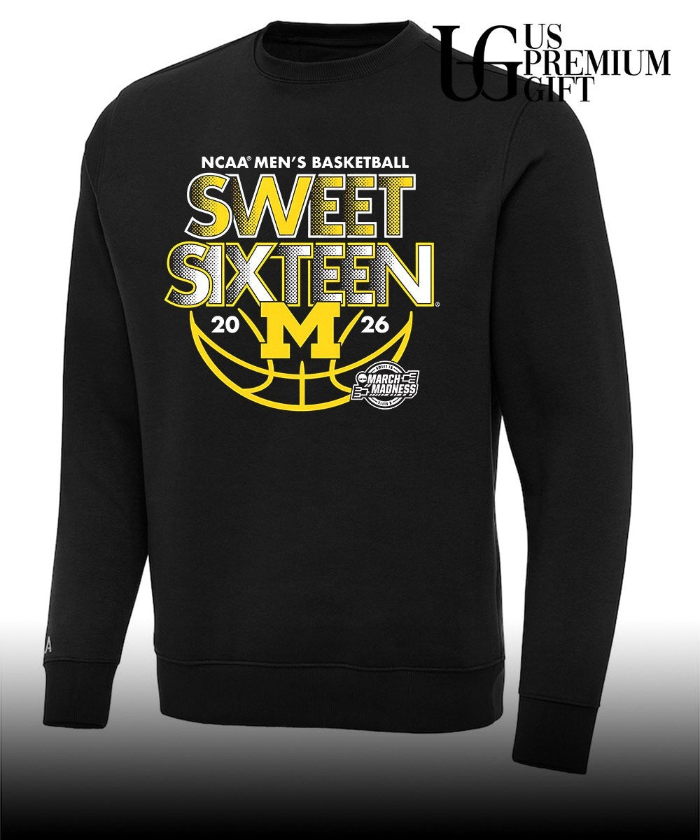 2026 Sweet Sixteen Michigan Wolverines men’s basketball NCAA March Madness shirt