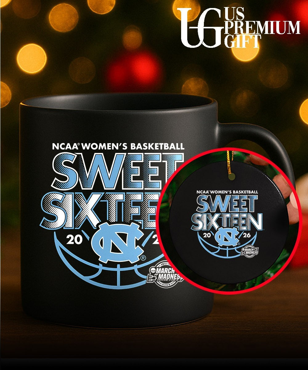 2026 Sweet Sixteen North Carolina Tar Heels Women’s basketball NCAA March Madness shirt