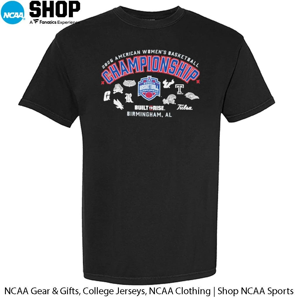 2026 American Women’s Basketball Championship Built To Rise Birmingham Al T-Shirt