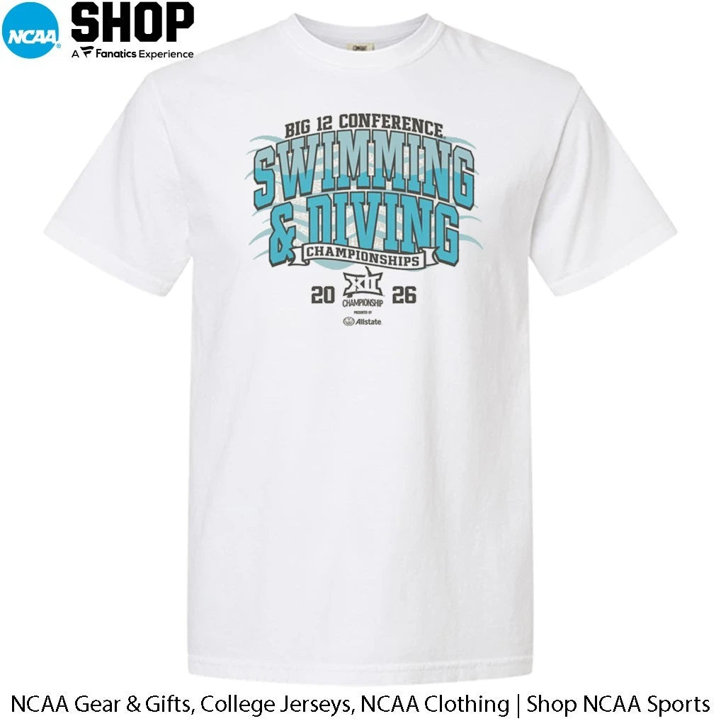 2026 Big 12 Conference Swimming and Diving Champions T-Shirt