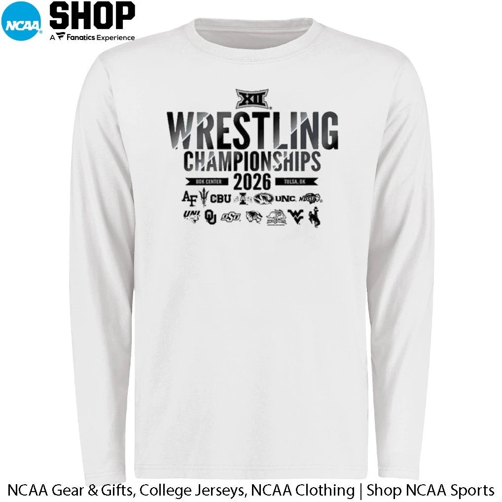 2026 Big 12 Wrestling Championships Box Center Tulsa Ok T-Shirt