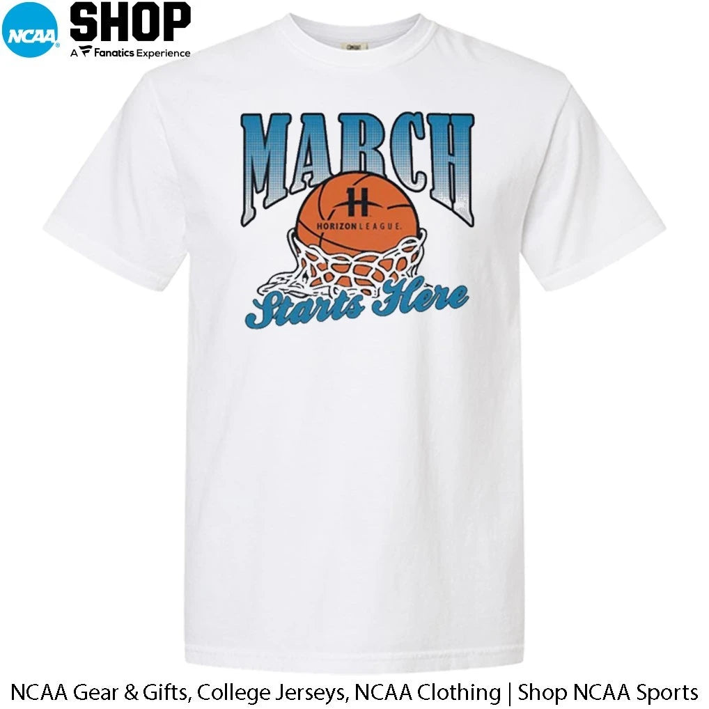 2026 Horizon League Basketball March Starts Here T-Shirt