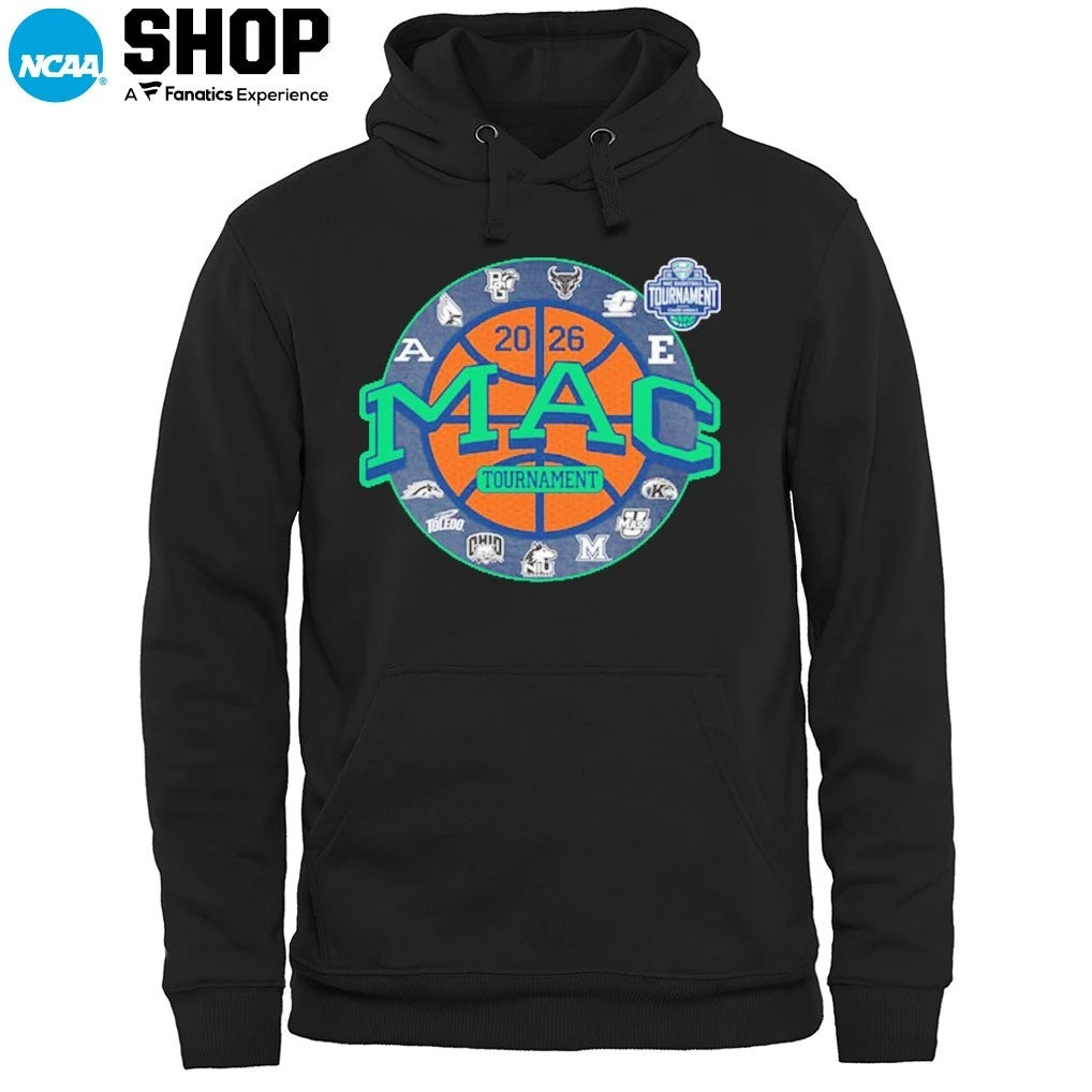2026 MAC Basketball Tournament 13 Teams T-Shirt