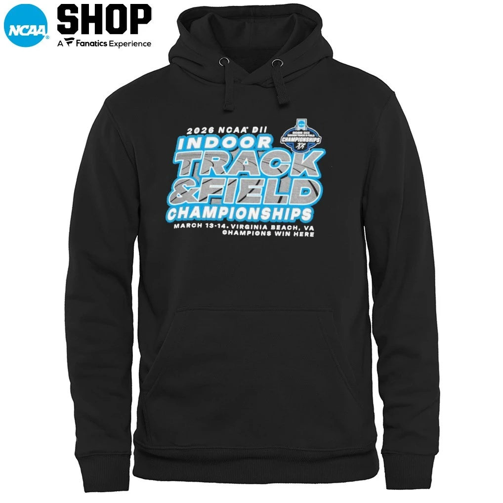 2026 NCAA DII Track and Field Championships March 13-14 Virginia Beach Va Champions Win Here T-Shirt