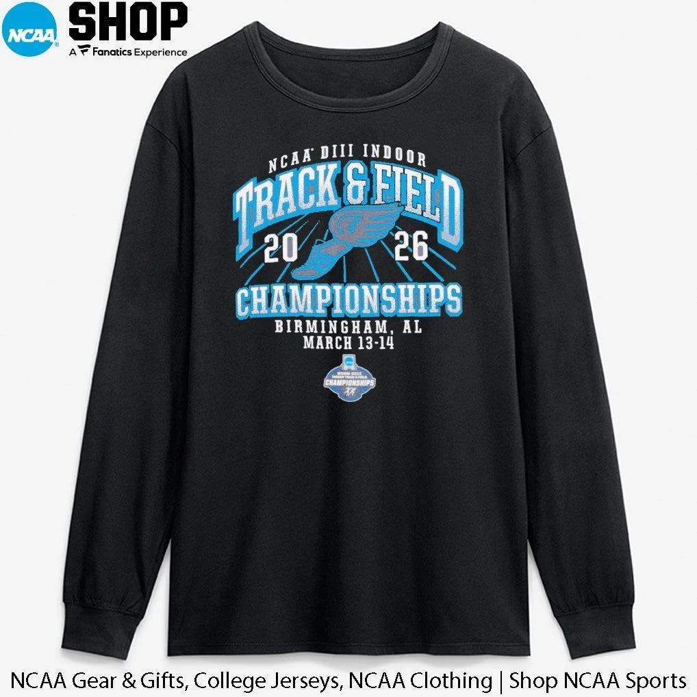 2026 NCAA DIII Indoor Track and Field Championships Birmingham Al March 13-14 T-Shirt