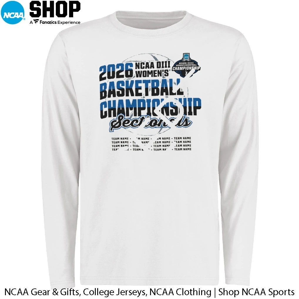 2026 NCAA DIII Women’s Basketball Champions Sectionals T-Shirt