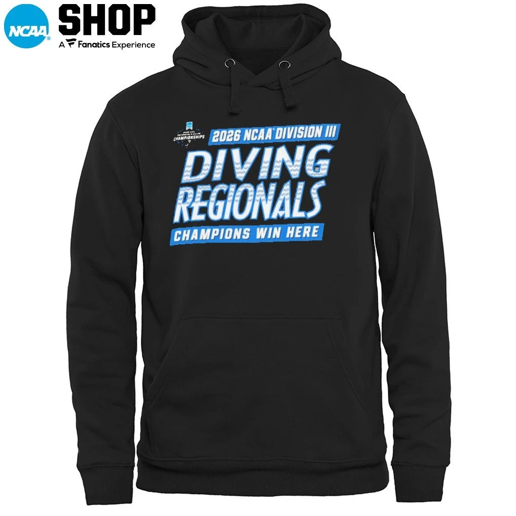 2026 NCAA Division III Diving Regionals Champions Win Here T-Shirt