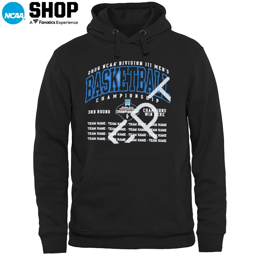 2026 NCAA Division III Men’s Basketball Championship 3rd Round Champions Win Here T-Shirt