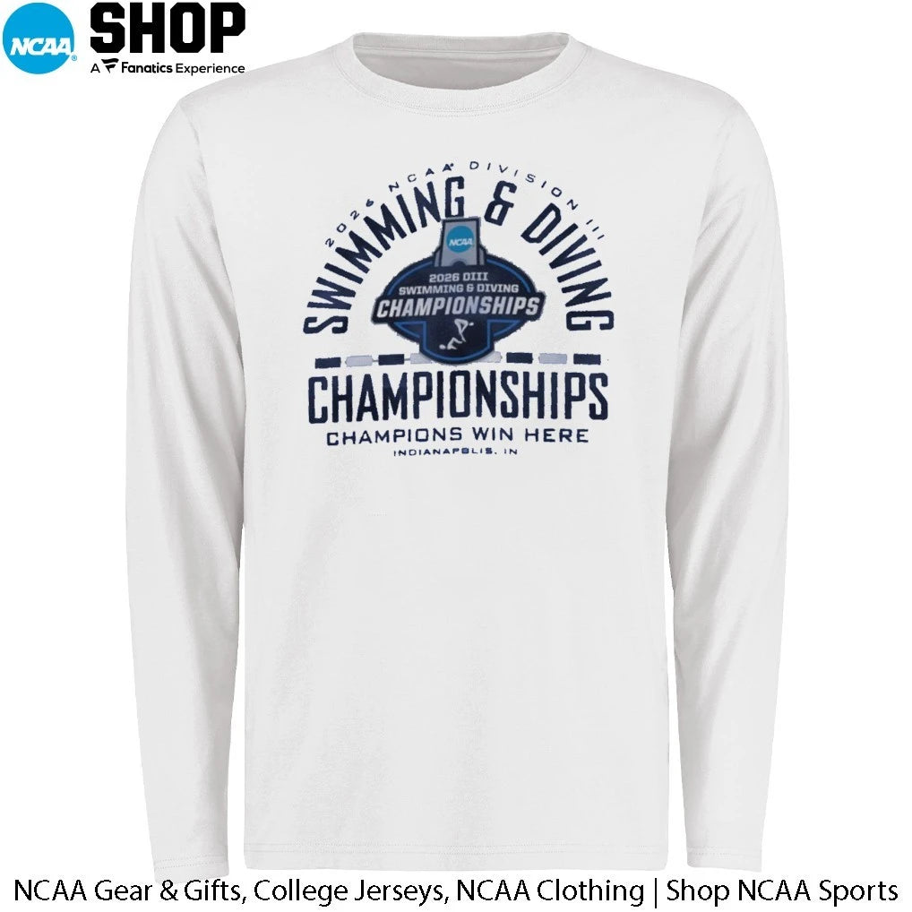 2026 NCAA Division III Swimming and Diving Championships Champions Win Here Indianapolis In T-Shirt
