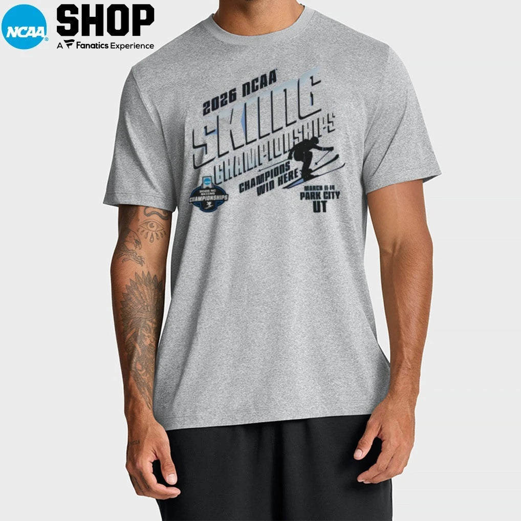 2026 NCAA Skiing Championships Champions Win Here March 11-14 Park City Ut T-Shirt
