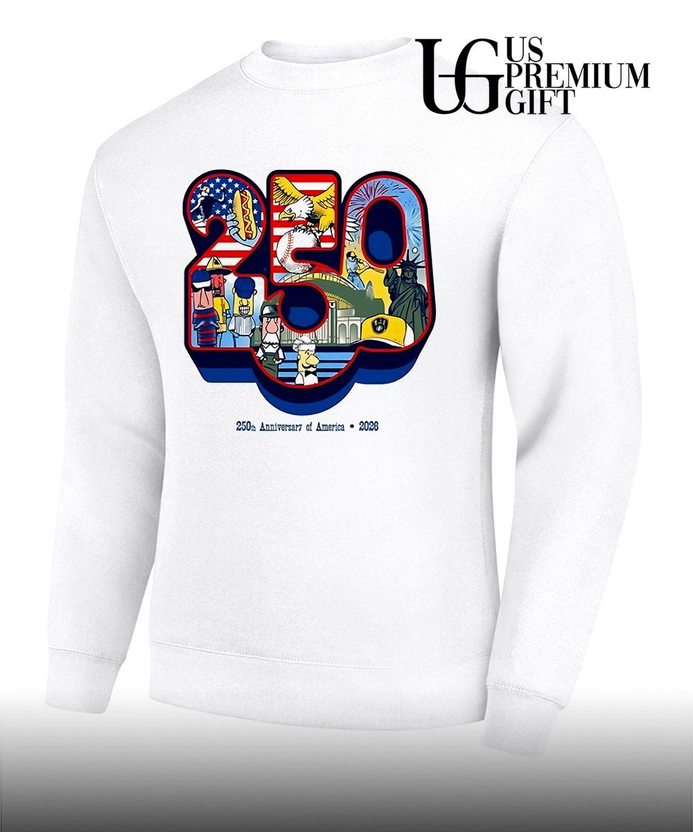 250th Anniversary Of America Night America’s Pastimes 2026 Brewers shirt