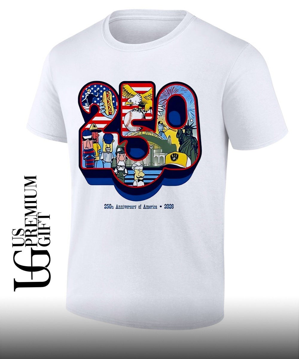250th Anniversary Of America Night America’s Pastimes 2026 Brewers shirt