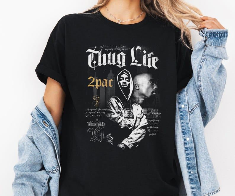 2PAC Rapper Tshirt, Hip Hop Legends and Pioneers Tee, Gift For Fan, 90s Hip Hop, 2PAC060 Hoodie, Sweatshirt