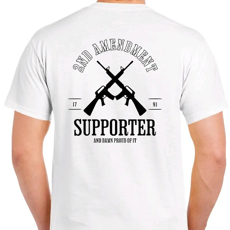 2nd Amendment Supporter T-shirt Menswear. Casual Hoodie, Sweatshirt | HypeDripTees.com