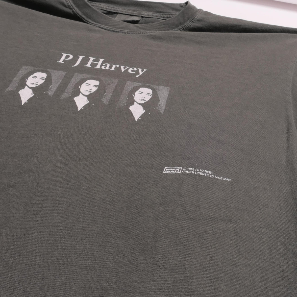 Pj Harvey Band Tee Rid Dry Automatic Dlamini Alternative Grunge Rock Roll English Parish Heavyweight Boxy Fit Xl (4)
