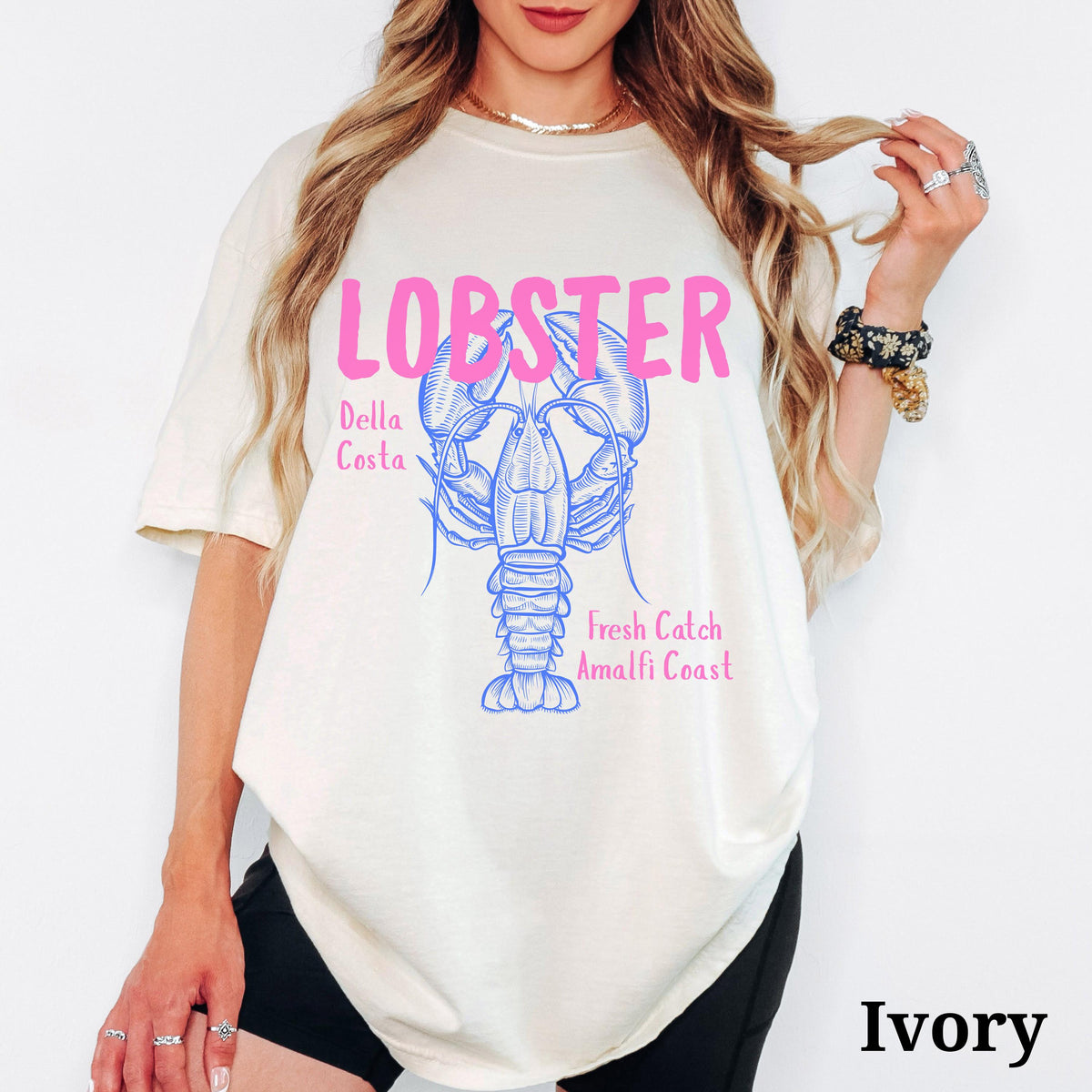 Lobster Seafood Retro Summer Coastal Vintage Inspired Lobster Coastal Granddaughter Amalfi Coast (4)