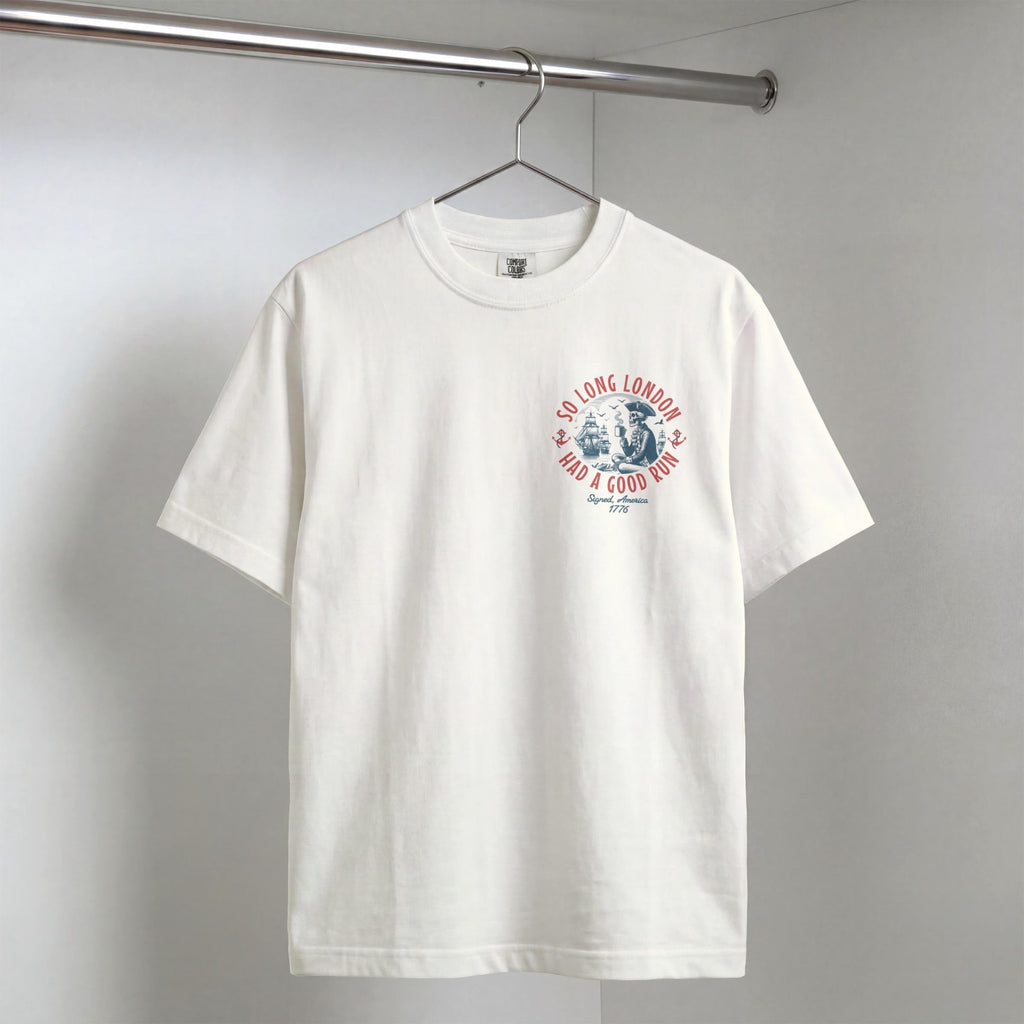4th July Long London 1776 Front Back Tee Skeleton Patrio Independence Day (4)