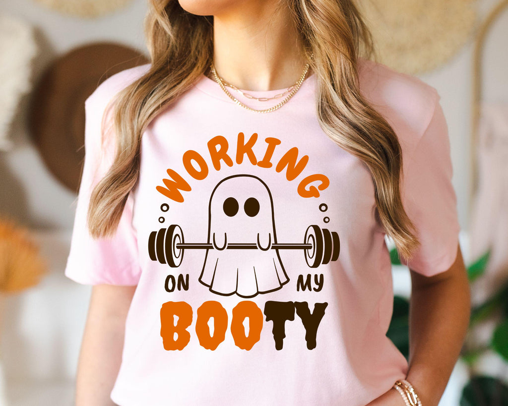Halloween Ghost Gym Working Booty Gym Workou Ghos Fitness Halloween (4)