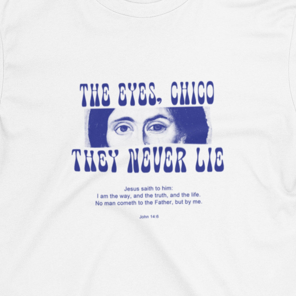 Eyes Chico Never Lie Catholic Tees Jesus Way Truth Life Traditional Saintwave Trad Greek Icon (4)