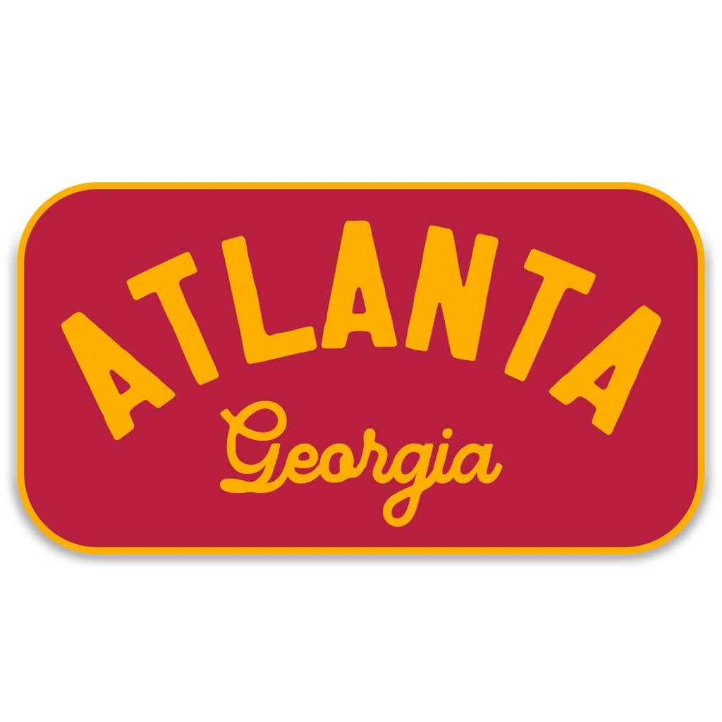 Custom City + State Sticker – Retro Tourist Vinyl Decal