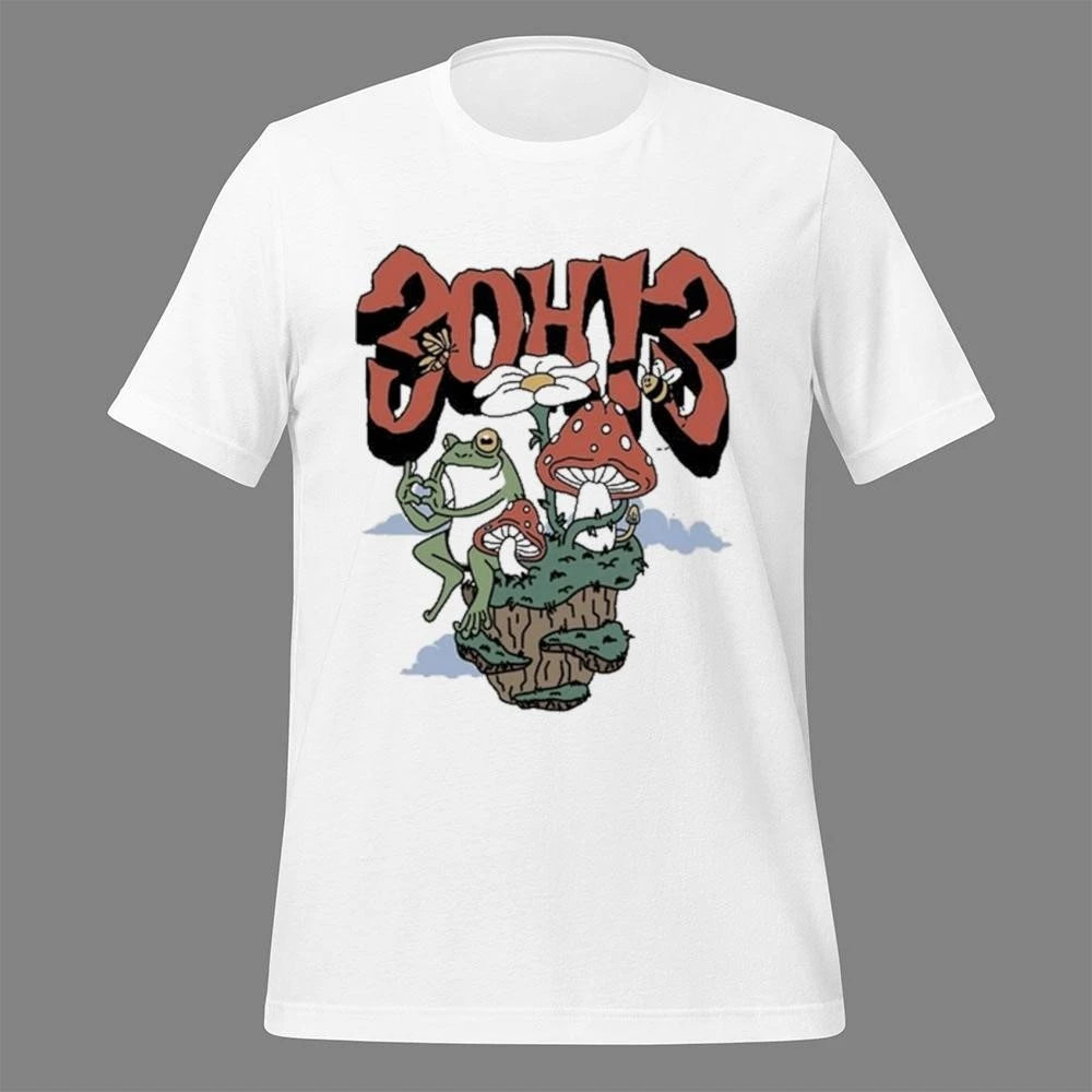 3oh3 Frog White Shirt
