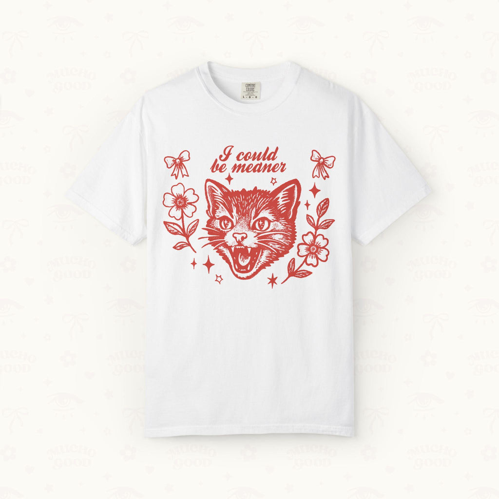 Could Meaner Ca Feral Tee Vintage Tattoo Kitten Grunge Unisex T-shirt, Sweatshirt, Hoodie (5)