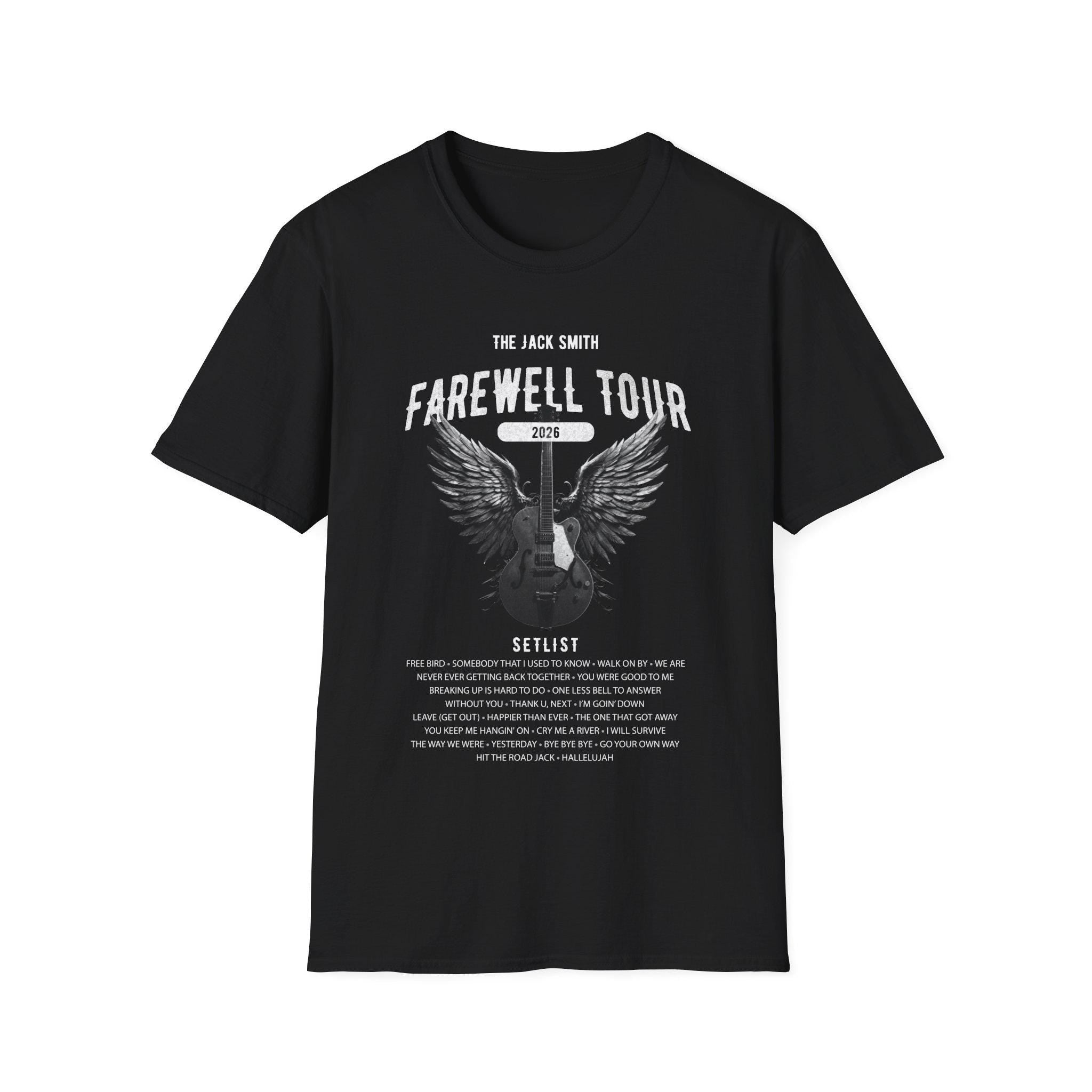 Personalized Retirement Farewell Tour Music-Themed Music Fan Custom Retiree Softstyle Tee (5)
