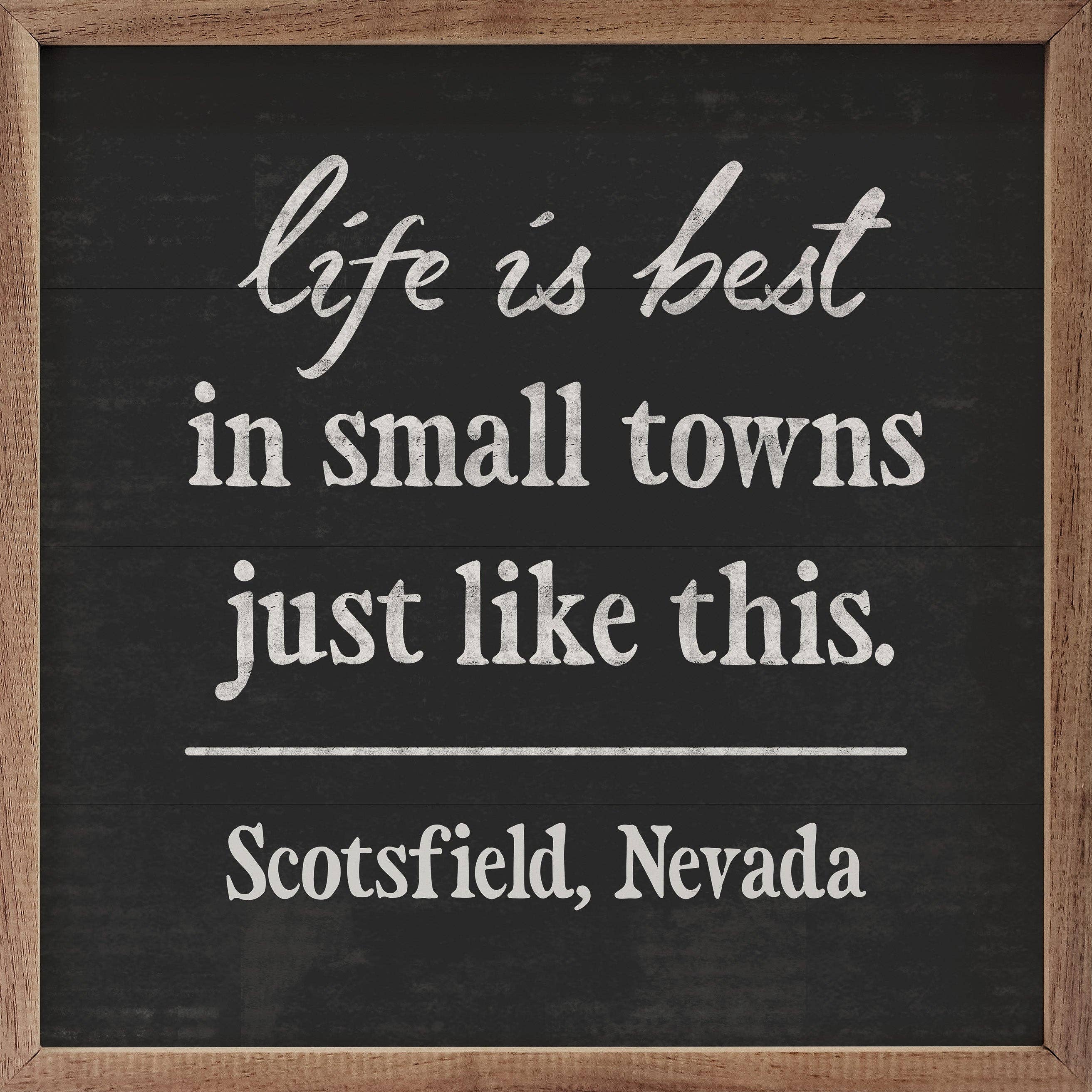 Life Is Best in Small Town Personalized