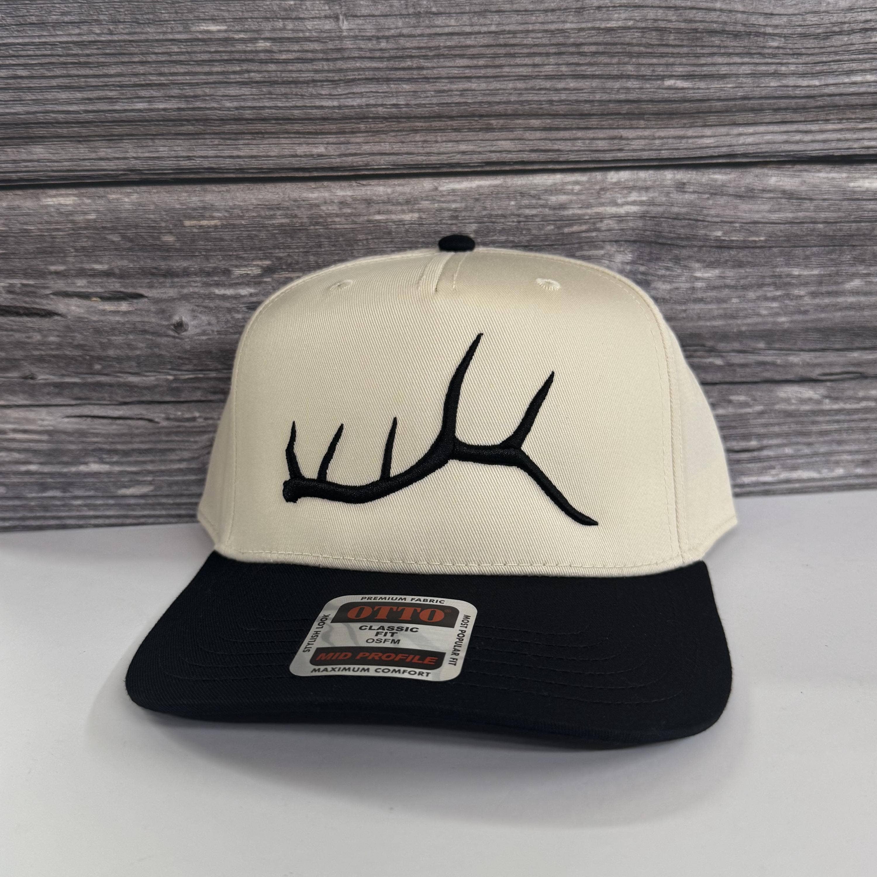 3D Elk Antler Embroidered Otto Hat – 208Tees