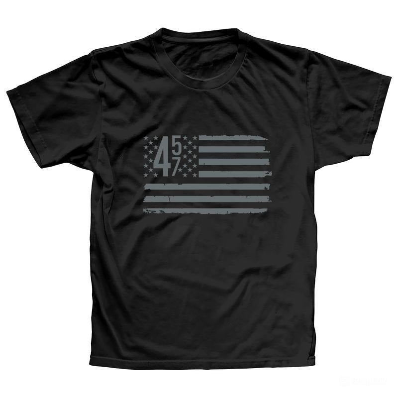 45/47 American Flag T-shirt, Trum Shirt, President Shirts, Make America Great Again,  For Men, For Women Hoodie, Sweatshirt