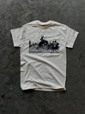 Rodeo Screen Printed Unisex Tee - Cream