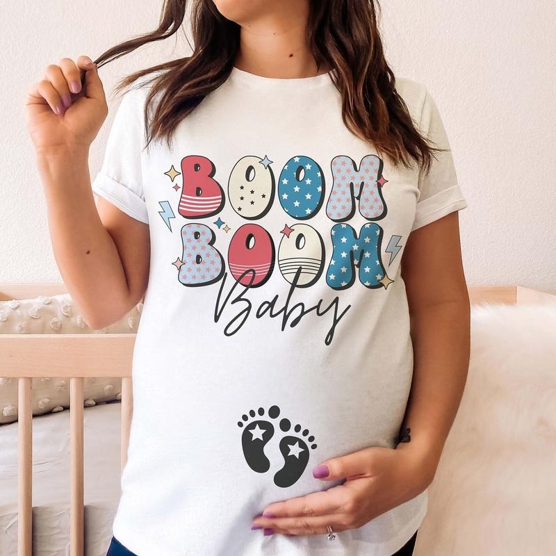 4th July Baby Announcement Shirt Fourth July Pregnancy Reveal Summer 4th July Maternity Memorial Day Gender Reveal T-Shirts, Hoodie, Sweatshirt